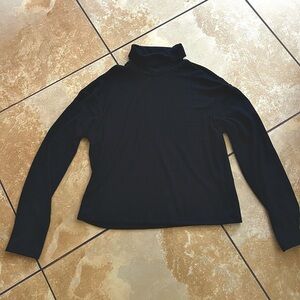Black Turtleneck Long Sleeve Top Size S